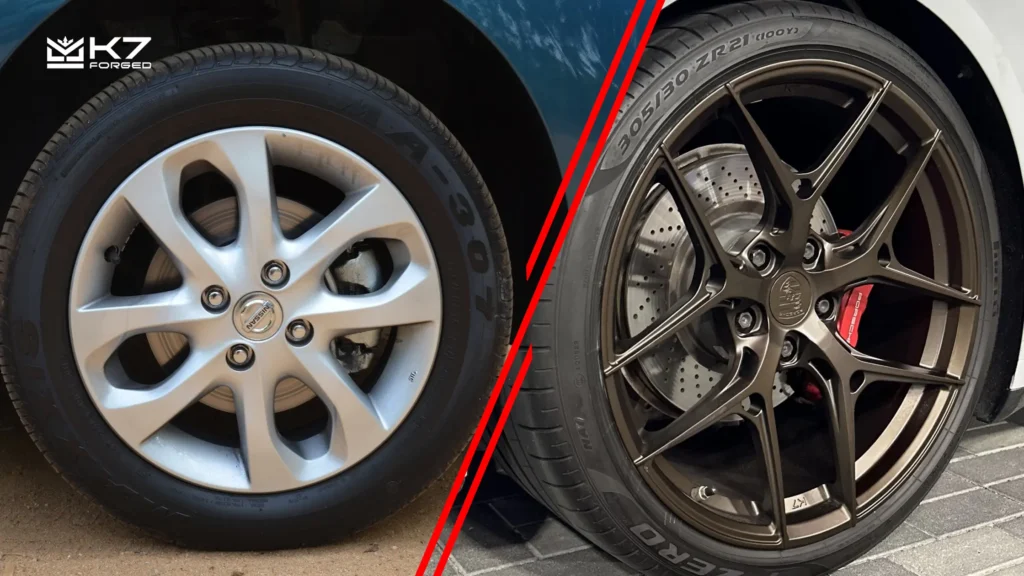 ⁠Racing Wheels vs. Normal Wheels in Dubai: Which One Suits Your Needs